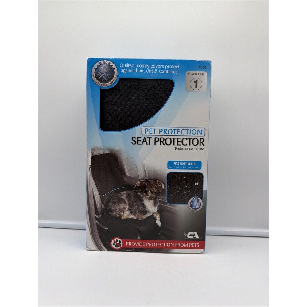 CUSTOM ACCESSORIES Pet Protection Seat Protector (Fits Most Seats)